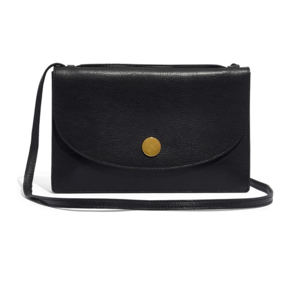 Madewell Convertible Shoulder Bag - Black Leather
